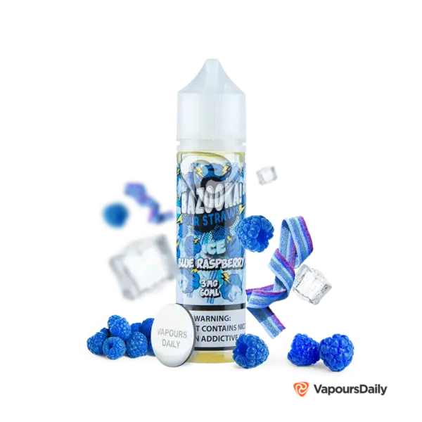 خرید جویس بازوکا تمشک آبی یخ BAZOOKA BLUE RASPBERRY ICE