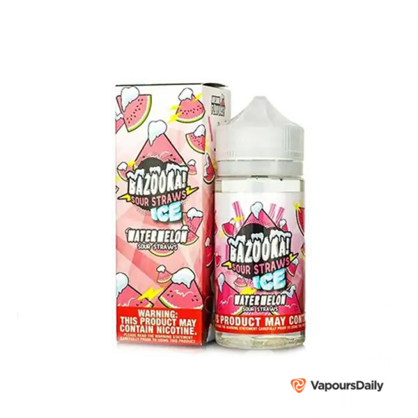 خرید جویس بازوکا هندوانه یخ BAZOOKA WATERMELON ICE 100ML