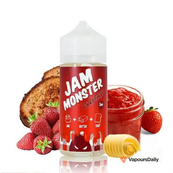 خرید جویس مانستر مربای توت فرنگی JAM MONSTER STRAWBERRY