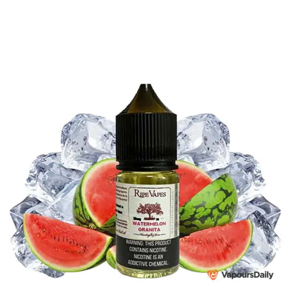 خرید سالت رایپ ویپز هندوانه یخ RIPE VAPES WATERMELON GRANITA