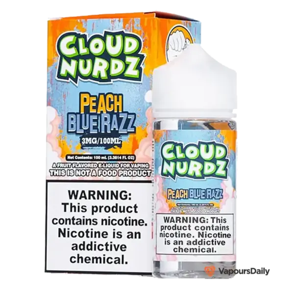 خرید جویس کلود نوردز هلو تمشک CLOUD NURDZ PEACH BLUE RAZZ