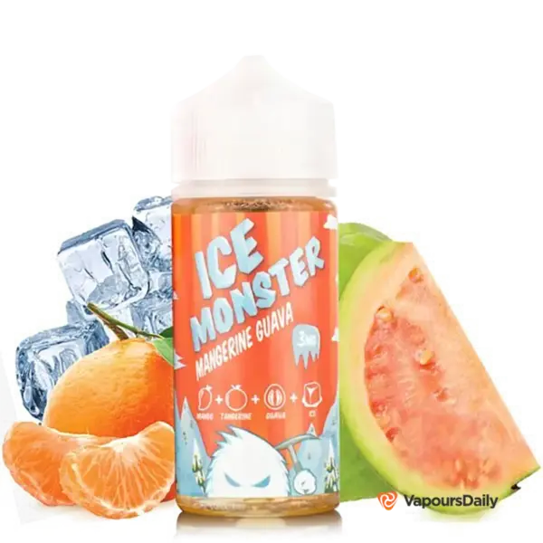 خرید جویس مانستر نارنگی گواوا یخ ICE MONSTER MANGERINE GUAVA