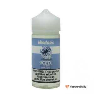 خرید جویس ویپ تازیا تمشک آبی یخ VAPETASIA ICED BLUE RAZZ 100ML