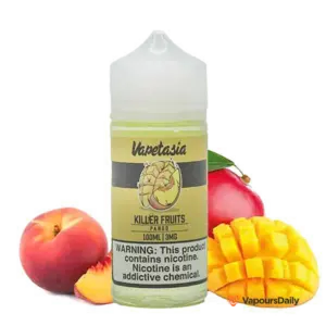 خرید جویس ویپ تازیا انبه هلو VAPETASIA KILLER FRUITS PANGO 100ML