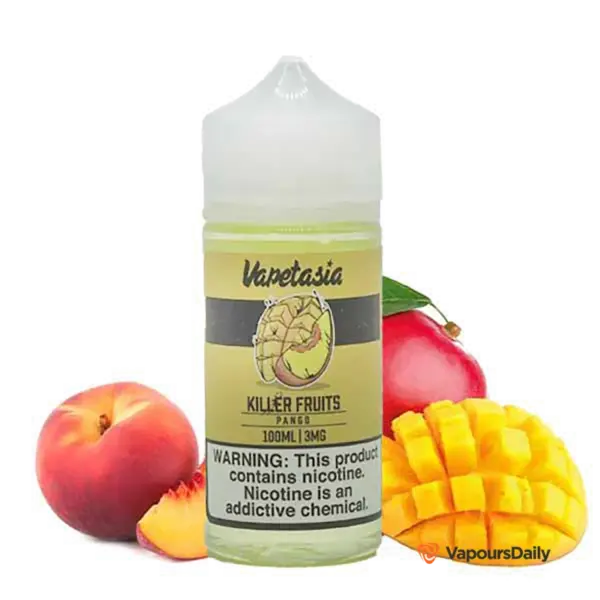 خرید جویس ویپ تازیا انبه هلو VAPETASIA KILLER FRUITS PANGO 100ML