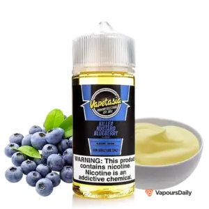 خرید جویس ویپ تازیا کاستارد بلوبری VAPETASIA KILLER KUSTARD BLUEBERRY 100ML