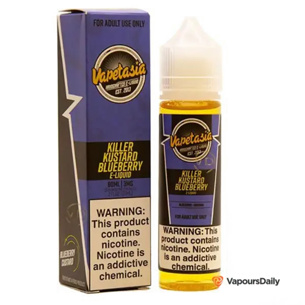 خرید جویس ویپ تازیا کاستارد بلوبری VAPETASIA KILLER KUSTARD BLUEBERRY