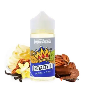 خرید جویس ویپ تازیا تنباکو وانیل فندق کاستارد VAPETASIA ROYALTY 2 100ML