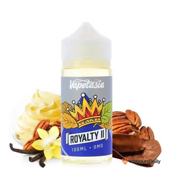 خرید جویس ویپ تازیا تنباکو وانیل فندق کاستارد VAPETASIA ROYALTY 2 100ML