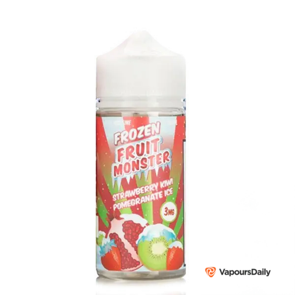 خرید جویس مانستر انار کیوی یخ FRZ MONSTER STRAWBERRY KIWI POMEGRANATE ICE