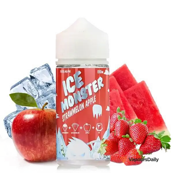 خرید جویس مانستر توت فرنگی سیب یخ ICE MONSTER STRAWMELON APPLE