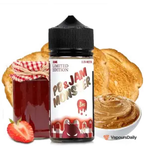 خرید جویس مربای توت فرنگی و کره بادام زمینی PB-JAM MONSTER STRAWBERRY