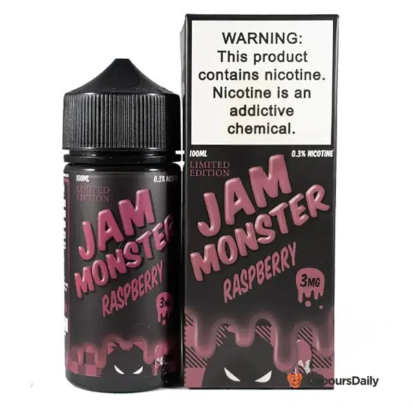 خرید جویس مربای تمشک (100میل) JAM MONSTER RASPBERRY