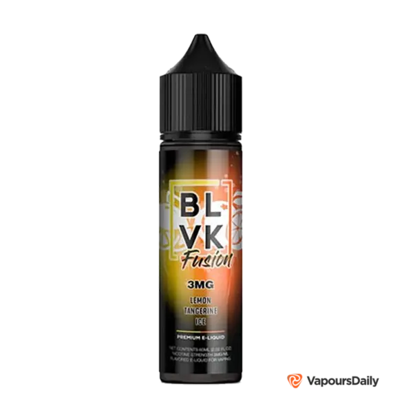 خرید جویس بی ال وی کی لیمو نارنگی یخ BLVK LEMON TANGERINE ICE–FUSION SERIES