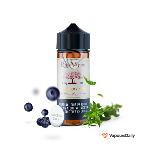 خرید جویس رایپ ویپز بلوبری نعناع RIPE VAPES BLUEBERRY MINT 120ML