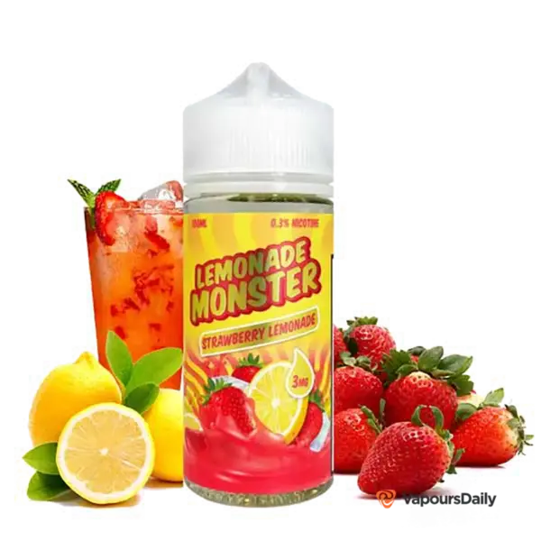 خرید جویس مانستر لیموناد توت فرنگی LM MONSTER STRAWBERRY