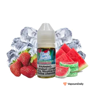 خرید سالت هندوانه توت فرنگی یخ CLOUD NURDZ ICED SOUR WATERMELON STRAWBERRY