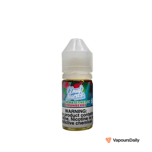 خرید سالت هندوانه توت فرنگی یخ CLOUD NURDZ ICED SOUR WATERMELON STRAWBERRY