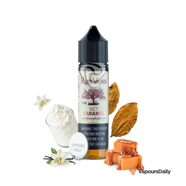 خرید جویس رایپ ویپز تنباکو کاستارد کارامل RIPE VAPES VCT CARAMEL