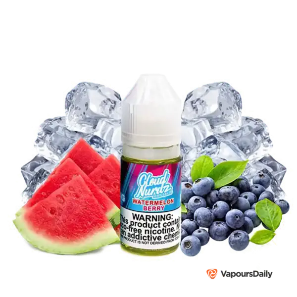 خرید سالت کلود نوردز هندوانه بلوبری یخ CLOUD NURDZ ICED WATERMELON BERRY