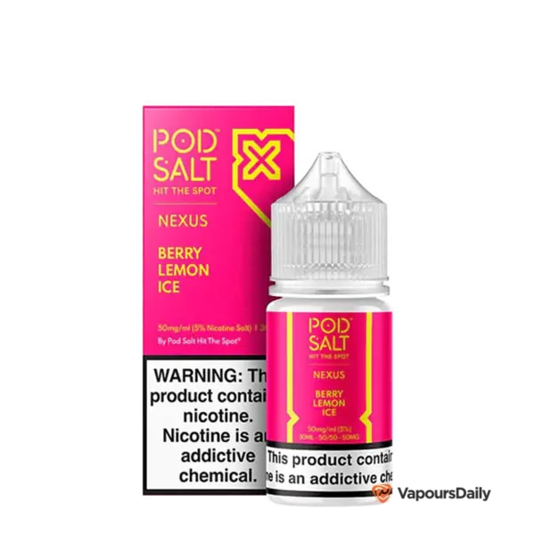 خرید سالت پاد سالت تمشک لیمو یخ POD SALT BERRY LEMON ICE