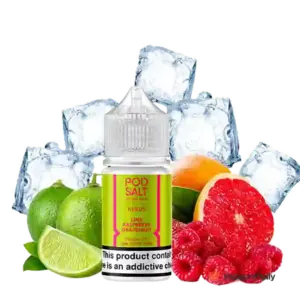 خرید سالت لیمو تمشک یخ (30 میل) Pod Salt Lime Raspberry Grapefruit Ice