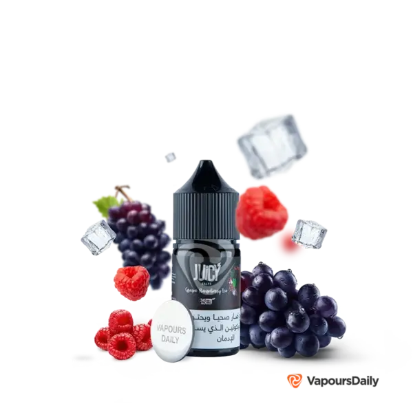 خرید سالت انگور تمشک یخ جویسی (30 میل) JUICY GRAPE RASPBERRY ICE