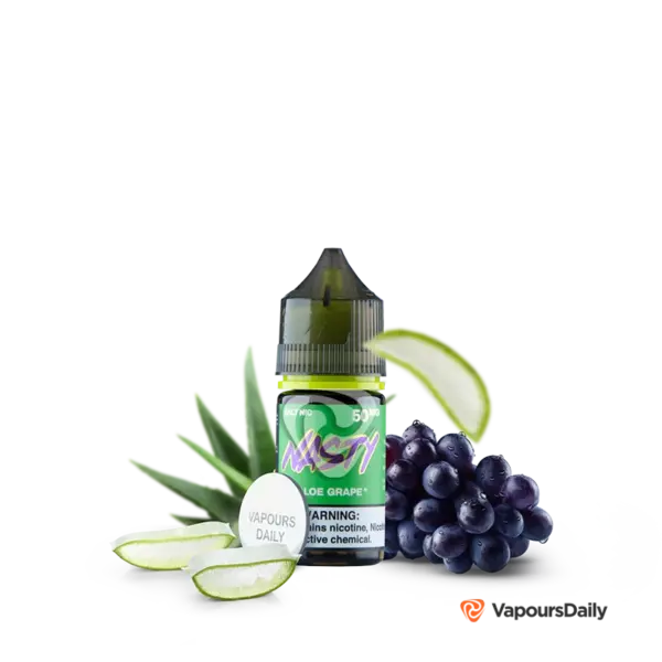 خرید سالت نستی آلوئه ورا انگور (30 میل) NASTY LIQ ALOE GRAPE