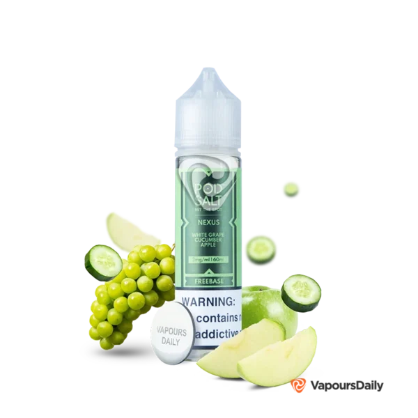 جویس انگور خیار سیب (60میل) Pod Salt White Grape Cucumber Apple