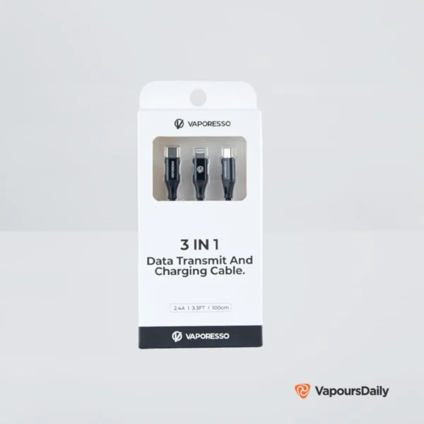 خرید کابل شارژ 3 در 1 ویپرسو VAPORESSO 3 IN 1 CABLE